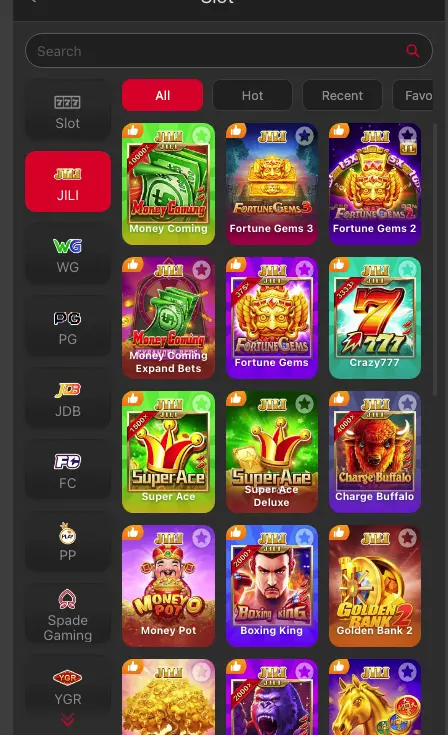 games and catogried in ac777